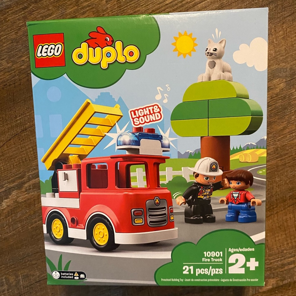 Lego Duplo 10901 Town Fire Truck Set, new, ages 2+, retired